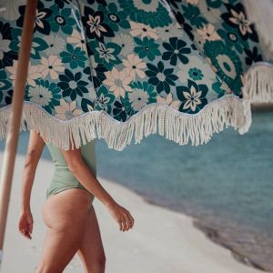 Lola Premium Beach Umbrella | Peppermint