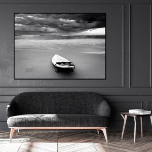 Lonely Surf | Framed Canvas Print