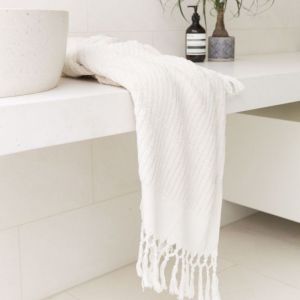 Loom Towels Ecru Bath Towel