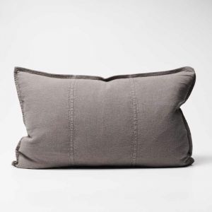 Luca® Linen Cushion | Coal