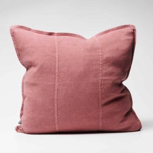 Luca® Linen Cushion | Dusty Rose