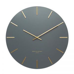Luca Silent Wall Clock | 60cm | Charcoal