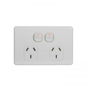 Lucci Power Quantum Twin GPO Only in Matte White | Beacon Lighting