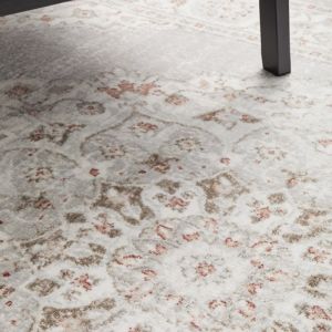 Lucy Floor Rug | Silver Rose - Preorder for End June 2022