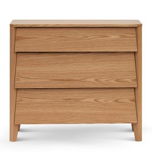 Macias 3 Drawers Dresser Unit | Natural Oak