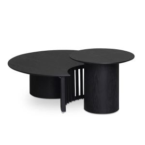Macy Set of Tables | Black