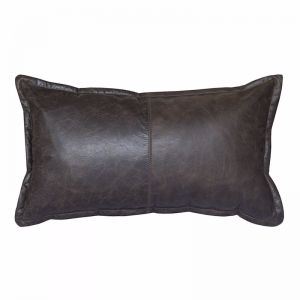 Maeve Leather Cushion | Chocolate