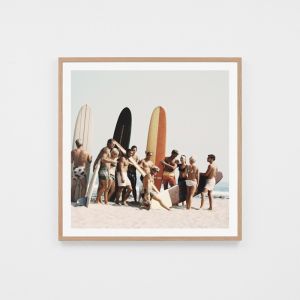 Malibu Surfers | Framed Art Print