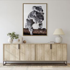 Mama Bear | Framed Canvas Art Print