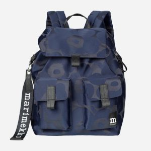 Marimekko Everything Backpack | Large | Unikko/Navy