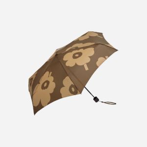 Marimekko Mini Manual Juhla Unikko Umbrella | Brown/Beige
