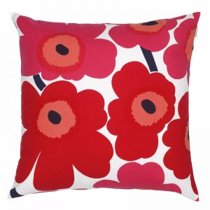 Marimekko Pieni Unikko Red Cushion Cover Set