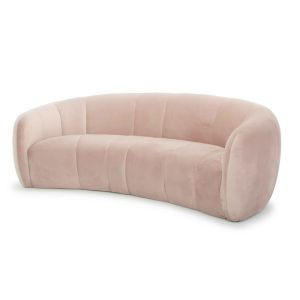 Marisol 3 Seater Fabric Sofa | Blush