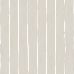 Marquee Stripe Wallpaper - Grey