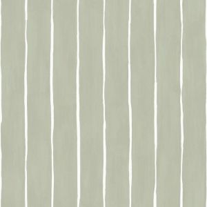 Marquee Stripe Wallpaper - Olive