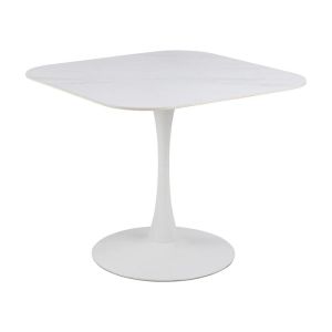 Marta Square Dining Table 90cm | White