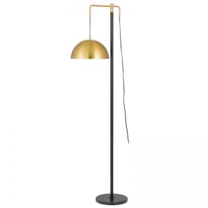 Marthos Floor Lamp | Antique Gold and Black | Modern Lighting