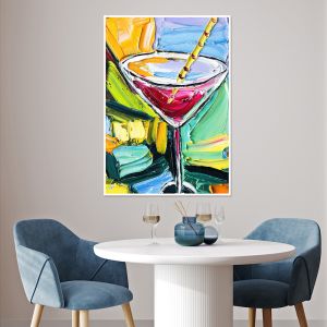 Martini Dayz | Framed Canvas Print