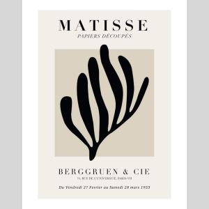 Matisse Coral Silhouette Berggruen & Cie | Unframed Art Print