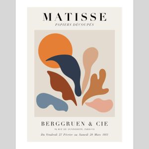 Matisse Coral & Sun Galerie Berggruen & Cie | Unframed Art Print