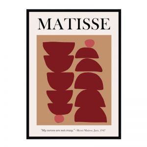 Matisse Curve | Framed Art Print