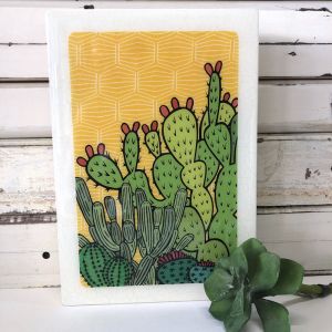 Maxi Woodblock | Cactus Sunrise