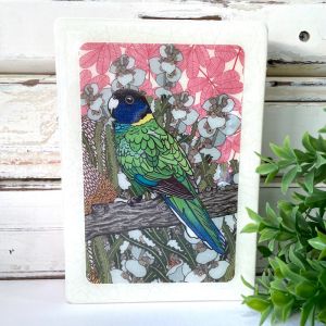 Maxi Woodblock | Twenty Eight Parrot
