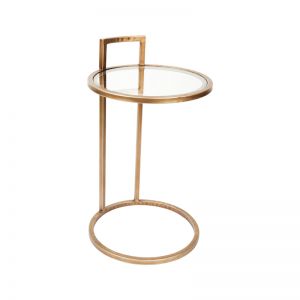 Maxie Side Table | Antique Gold