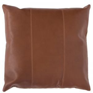 Maxine Leather Cushion | Tan | by Klovah