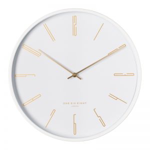 Maya Silent Wall Clock | 30cm | White