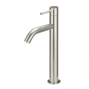 Meir Piccola Tall Basin Mixer Tap with 130mm Spout | PVD Brushed Nickel | MB03XL.01-PVDBN