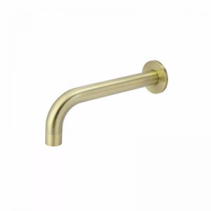 Meir Round Curved Bath Spout | 200mm | PVD Tiger Bronze | MS05-PVDBB