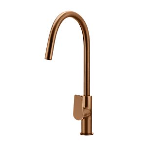 Meir Round Paddle Piccola Pull Out Kitchen Mixer Tap | Lustre Bronze | MK17PD-PVDBZ