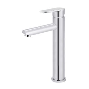 Meir Round Paddle Tall Basin Mixer | Polished Chrome | MB04PD-R2-C