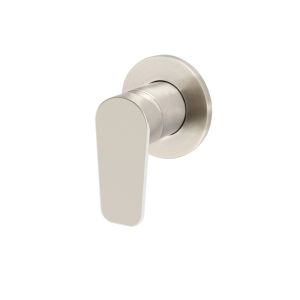 Meir Round Paddle Wall Mixer | PVD Brushed Nickel | MW03PD-FIN-PVDBN