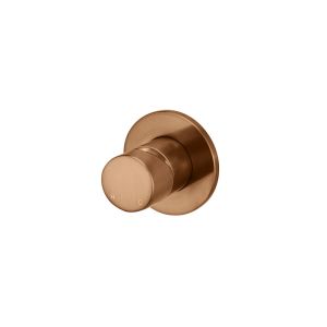 Meir Round Wall Mixer Pinless Handle Trim Kit (In-wall Body Not Included) | Lustre Bronze | MW03PN-F