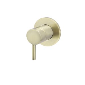 Meir Round Wall Mixer Short Pin-Lever | PVD Tiger Bronze | MW03S-FIN-PVDBB