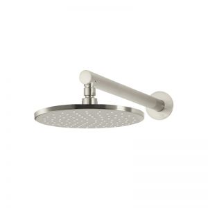 Meir Round Wall Shower 250mm Rose | 400mm Arm | Brushed Nickel | MA0205-PVDBN