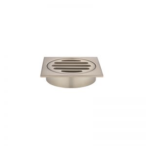 Meir Square Floor Grate Shower Drain 80mm outlet - Champagne | MP06-80-CH