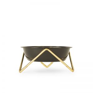 MEOW | GOLD Cat Stand | VARIOUS COLOUR BOWLS