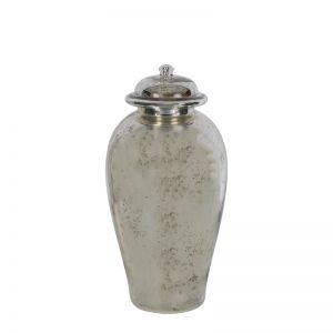 Mercury Glass Apothecary Jar Tall