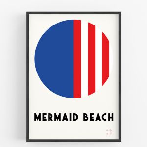 Mermaid beach | Art Print
