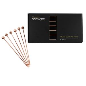 Metal Cocktail Pick | Copper | Pack of 6