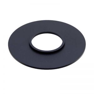 MFL By Masson Artisan Single Round Decorative Plate in Black | Beacon Lighting
