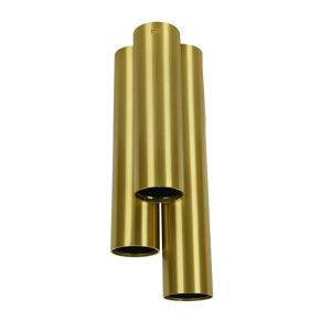 Mfl Trivium 3 Light Gu10 Globe Flush In Brass | Beacon Lighting
