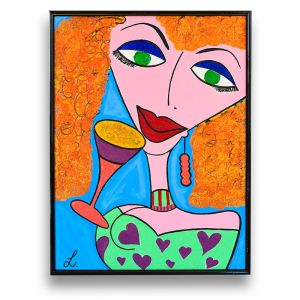 Midnight Martinis | Rolled Canvas Fine Art Reproduction by elaurante