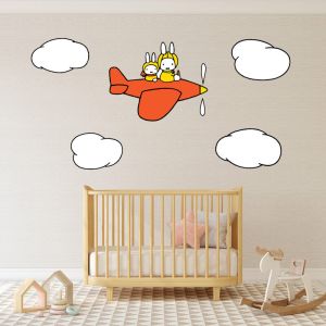 Miffy Goes Flying | Wall Decal