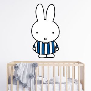 Miffy in Blue Stripes | Wall Decal