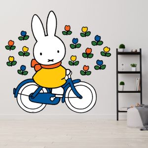 Miffy's Bicycle | Wall Decal