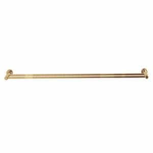 Milli Pure Double Towel Rail 780mm Living Tumbled Brass | Reece